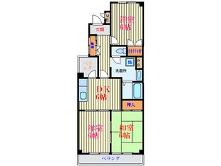 リシェス久米川２号館の物件間取画像